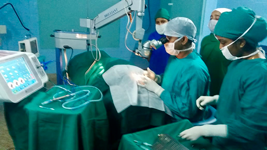 Bei der Operation